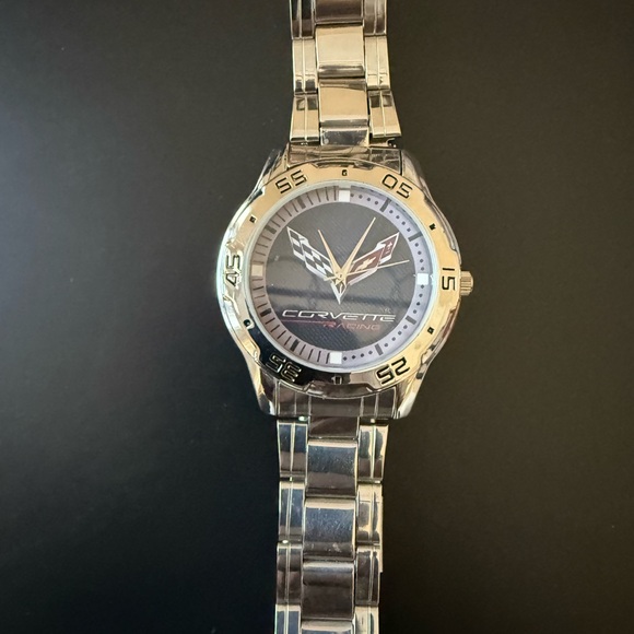 Corvette Racing Silver Watch - Picture 2 of 4